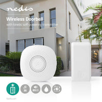 Vezeték nélküli csengő készlet | Hálózati Áramellátás | 220 - 240 V AC 50 Hz | Hangerő: 80 dB | Jeltartomány: 100 m | Állítható hangerő | 36 Dallam | 1 Vevő | Fehér