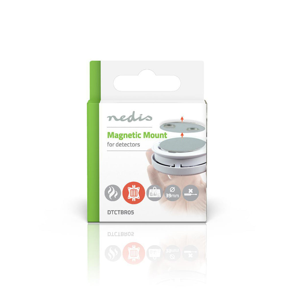 Érzékelő rögzítése | Átmérő: 39.4 mm | Mágneses | Ragasztó Szalag | 1 db | Ezüst