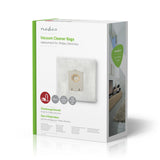 Porszívó Porzsák | 12 db | Szintetikus | Philips, Electrolux E200B | Fehér