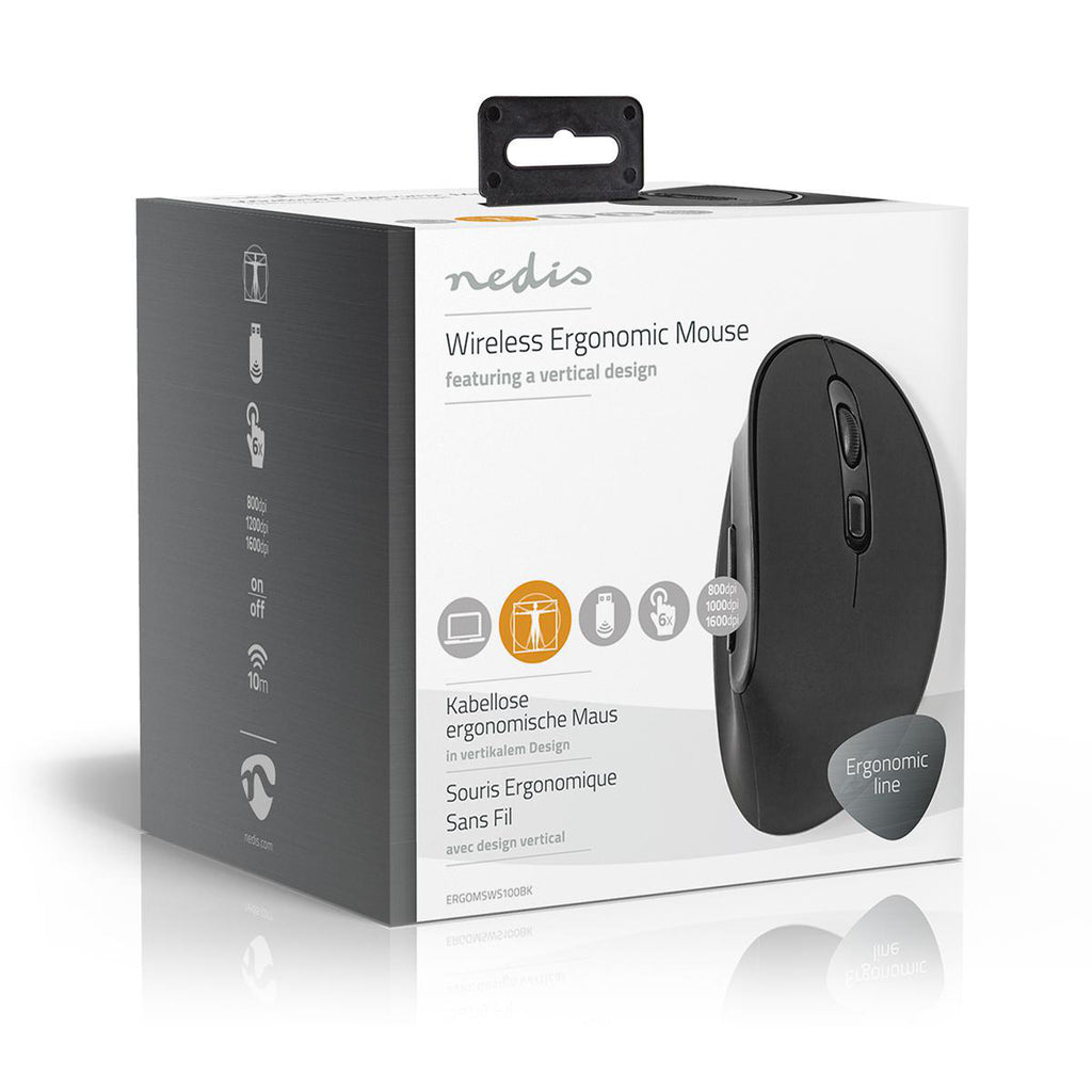 Egér | Vezeték Nélküli | 800 / 1000 / 1600 dpi | Állítható DPI | Gombok száma: 6 | Jobbkezes-11