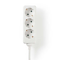 Elosztó | Schuko / F típus (CEE 7/7) | 3 utas | 5.00 m | 3680 W | 16 A | Földelés típusa: Oldal Érzékelő | 230 V ~ 50/60 Hz | Aljzat szög: 45 ° | H05VV-F 3G1.5mm² | Fehér