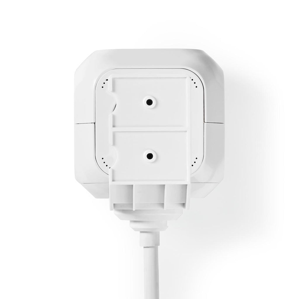 Elosztó | Schuko / F típus (CEE 7/7) | 4 utas | 1.50 m | 3680 W | 16 A | Földelés típusa: Oldal Érzékelő | 230 V ~ 50/60 Hz | Aljzat szög: 90 ° | H05VV-F 3G1.5mm² | Fehér