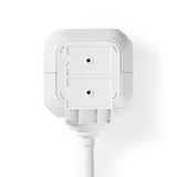 Elosztó | Schuko / F típus (CEE 7/7) | 4 utas | 1.50 m | 3680 W | 16 A | Földelés típusa: Oldal Érzékelő | 230 V ~ 50/60 Hz | Aljzat szög: 90 ° | H05VV-F 3G1.5mm² | Fehér