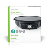 Francia óriáspalacsinta sütő | 30 cm | Fekete