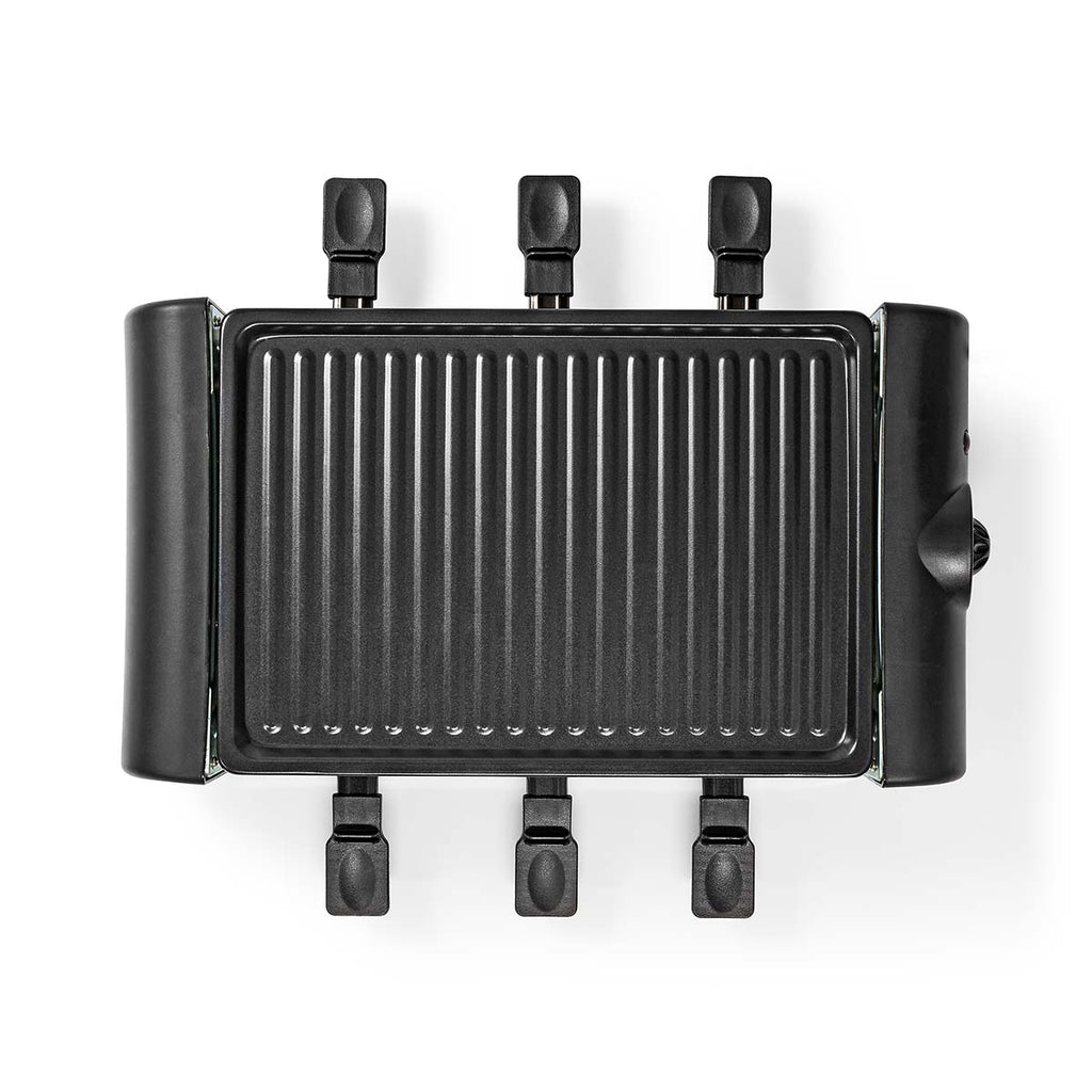 Gourmet / Raclette | Grill | 6 Személy | Spatula | Hőmérséklet beállítás | Tapadásmentes bevonat | Téglalap