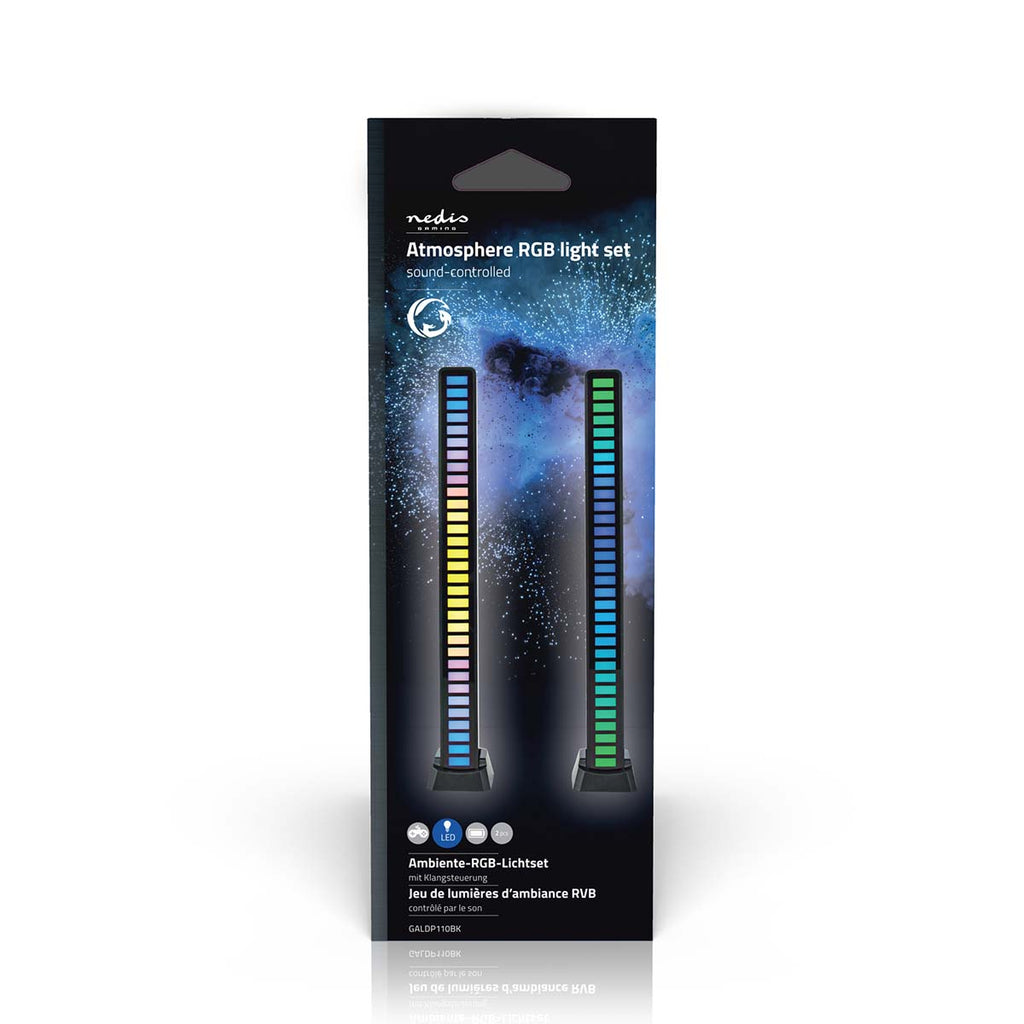Játékfény | LED | Elemes Áramellátás | Alkalmas erre_ Asztal / Notebook | Fekete