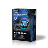 Gaming Combo Kit | 3-in-1 | Headset, egér és egérpad | Fekete/Kék