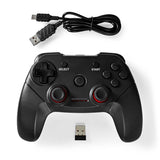 gamepad | Vezeték Nélküli | Elemes Áramellátás | PC | Gombok száma: 11 | Kábel hossz_ 1.00 m | Fekete