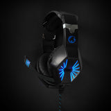 Gaming Headset | Teljes Fület Befedő Kialakítás | Stereo | USB Type-A / 2x 3.5 mm | Felhajtható Mikrofon | 2.20 m | LED