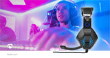 Gaming Headset | Teljes Fület Befedő Kialakítás | Stereo | USB Type-A / 2x 3.5 mm | Felhajtható Mikrofon | 2.20 m | LED