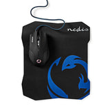 Gaming Mouse & Mouse Pad Set | 130 mm | 244 mm | Vezetékes | DPI_ 800 / 1200 / 1600 dpi | Állítható DPI | Gombok száma: 6 | Jobbkezes | 1.50 m | Normál Lighting