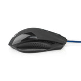 Gaming Mouse | Vezetékes | DPI_ 1200 / 2400 / 4800 / 7200 dpi | Állítható DPI | Gombok száma: 6 | Programozható gombok | Jobbkezes | 1.50 m | Világítás Nélkül