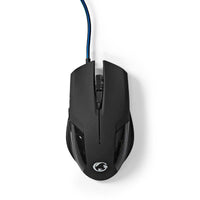 Gaming Mouse | Vezetékes | DPI_ 1200 / 2400 / 4800 / 7200 dpi | Állítható DPI | Gombok száma: 6 | Programozható gombok | Jobbkezes | 1.50 m | Világítás Nélkül