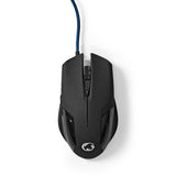 Gaming Mouse | Vezetékes | DPI_ 1200 / 2400 / 4800 / 7200 dpi | Állítható DPI | Gombok száma: 6 | Programozható gombok | Jobbkezes | 1.50 m | Világítás Nélkül