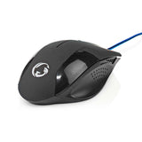 Gaming Mouse | Vezetékes | DPI_ 1200 / 2400 / 4800 / 7200 dpi | Állítható DPI | Gombok száma: 6 | Programozható gombok | Jobbkezes | 1.50 m | Világítás Nélkül