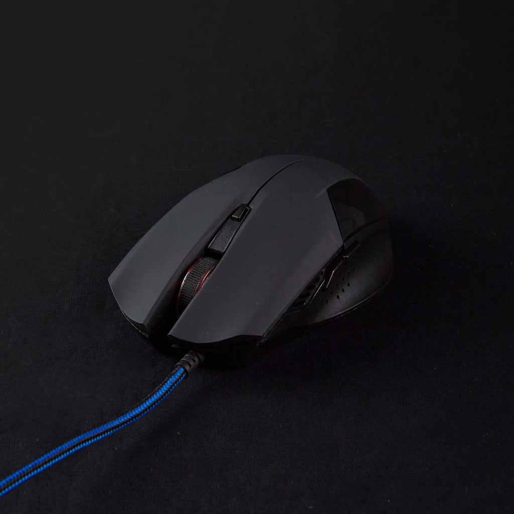 Gaming Mouse | Vezetékes | DPI_ 1200 / 2400 / 4800 / 7200 dpi | Állítható DPI | Gombok száma: 6 | Programozható gombok | Jobbkezes | 1.50 m | Világítás Nélkül