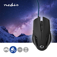 Gaming Mouse | Vezetékes | DPI_ 1200 / 2400 / 4800 / 7200 dpi | Állítható DPI | Gombok száma: 6 | Programozható gombok | Jobbkezes | 1.50 m | Világítás Nélkül