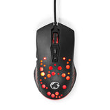 Gaming Mouse | Vezetékes | DPI_ 800 / 1200 / 2400 / 3200 / 4800 / 7200 dpi | Állítható DPI | Gombok száma: 7 | Programozható gombok | Jobbkezes | 1.50 m | RGB