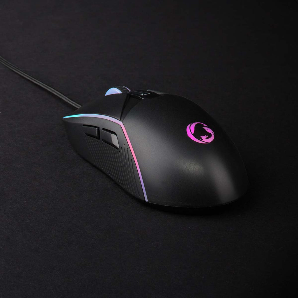 Gaming Mouse | Vezetékes | DPI_ 800 / 1200 / 2400 / 3200 / 4800 / 7200 dpi | Állítható DPI | Gombok száma: 6 | Programozható gombok | Jobbkezes | 1.50 m | LED
