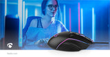 Gaming Mouse | Vezetékes | DPI_ 800 / 1200 / 2400 / 3200 / 4800 / 7200 dpi | Állítható DPI | Gombok száma: 6 | Programozható gombok | Jobbkezes | 1.50 m | LED