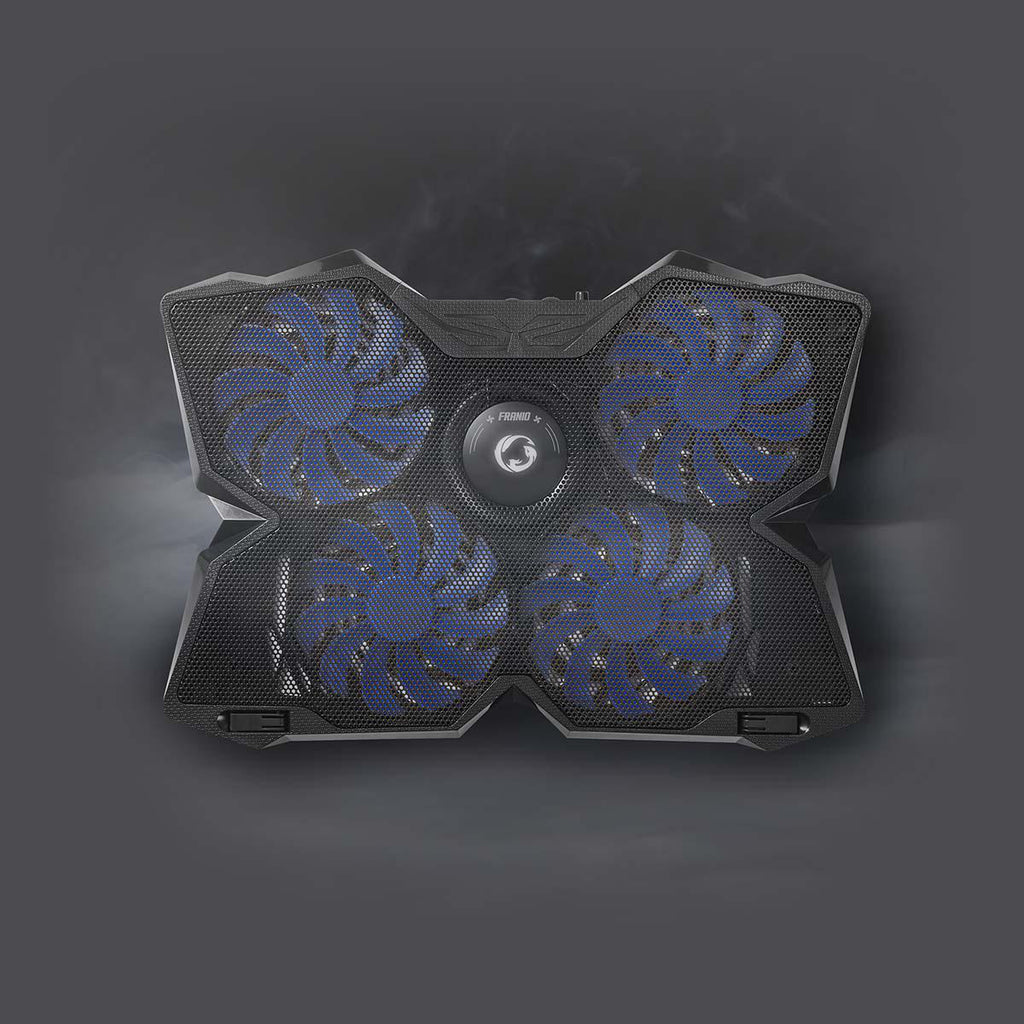 Gaming Notebook Cooler | Ventilátorok száma: 4 | USB-áramellátású | 15 " | 19 " | LED