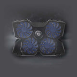 Gaming Notebook Cooler | Ventilátorok száma: 4 | USB-áramellátású | 15 " | 19 " | LED
