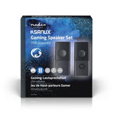 Videojátékhoz Való Hangszórók | 2.0 | USB-áramellátással | 3,5 mm-es jack | RMS 6 W