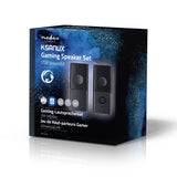 Videojátékhoz Való Hangszórók | 2.0 | USB-áramellátással | 3,5 mm-es jack | RMS 6 W