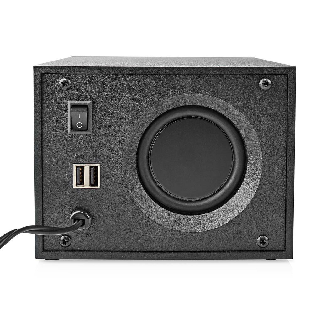 Gaming hangszóró | Hangszórócsatornák: 2.1 | USB-áramellátású | 3.5 mm Dugasz | 33 W | LED | Hangerő szabályozás