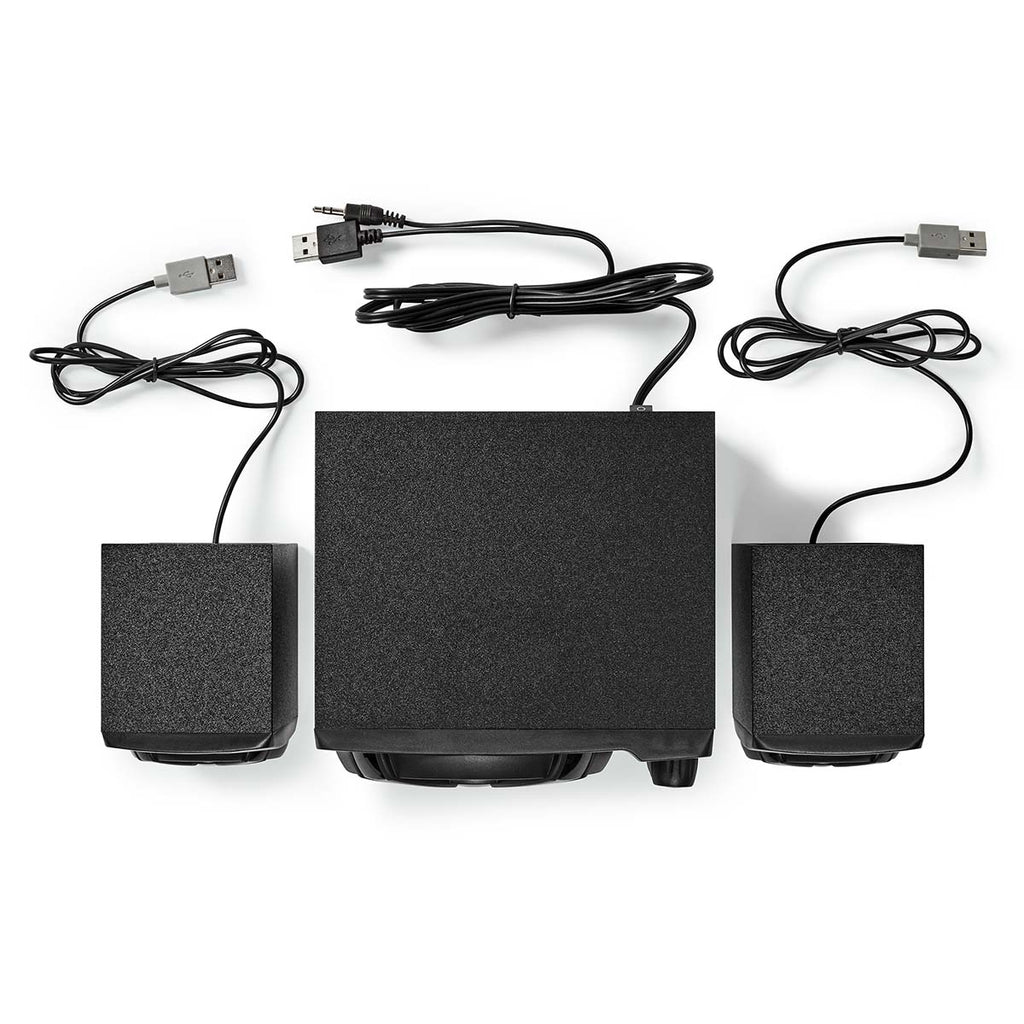 Gaming hangszóró | Hangszórócsatornák: 2.1 | USB-áramellátású | 3.5 mm Dugasz | 33 W | LED | Hangerő szabályozás