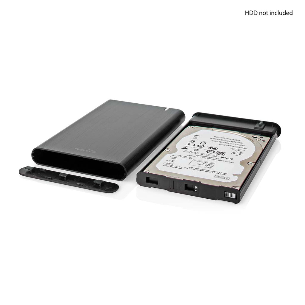 Merevlemez Ház | 2.5 " | USB 3.1 Gen1 | USB Type-A / USB Type-C™ | Notebook / PC | Alumínium