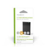 Merevlemez Ház | 2.5 " | USB 3.1 Gen1 | USB Type-A / USB Type-C™ | Notebook / PC | Alumínium