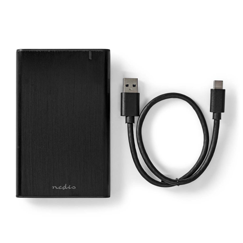 Merevlemez Ház | 2.5 " | USB 3.1 Gen1 | USB Type-A / USB Type-C™ | Notebook / PC | Alumínium