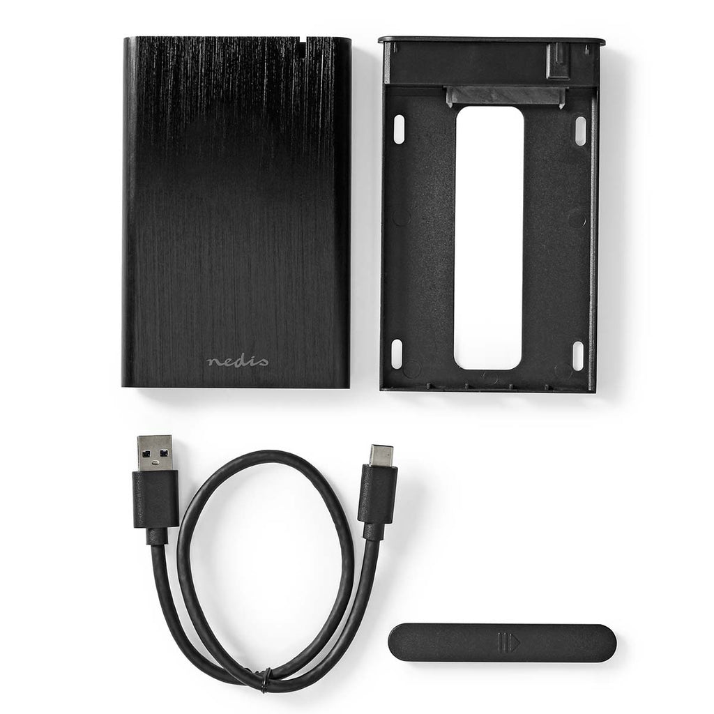 Merevlemez Ház | 2.5 " | USB 3.1 Gen1 | USB Type-A / USB Type-C™ | Notebook / PC | Alumínium