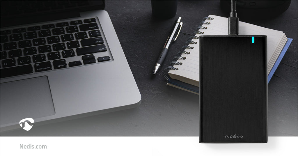 Merevlemez Ház | 2.5 " | USB 3.1 Gen1 | USB Type-A / USB Type-C™ | Notebook / PC | Alumínium