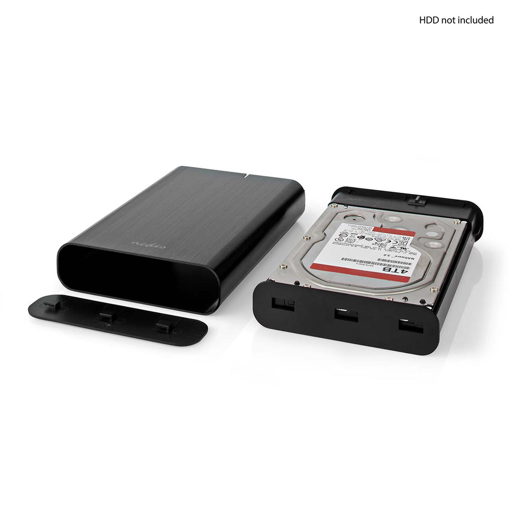 Merevlemez Ház | 3.5 " | USB 3.1 Gen1 | USB Type-A / USB Type-C™ | Notebook / PC | Alumínium