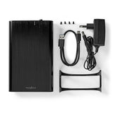 Merevlemez Ház | 3.5 " | USB 3.1 Gen1 | USB Type-A / USB Type-C™ | Notebook / PC | Alumínium
