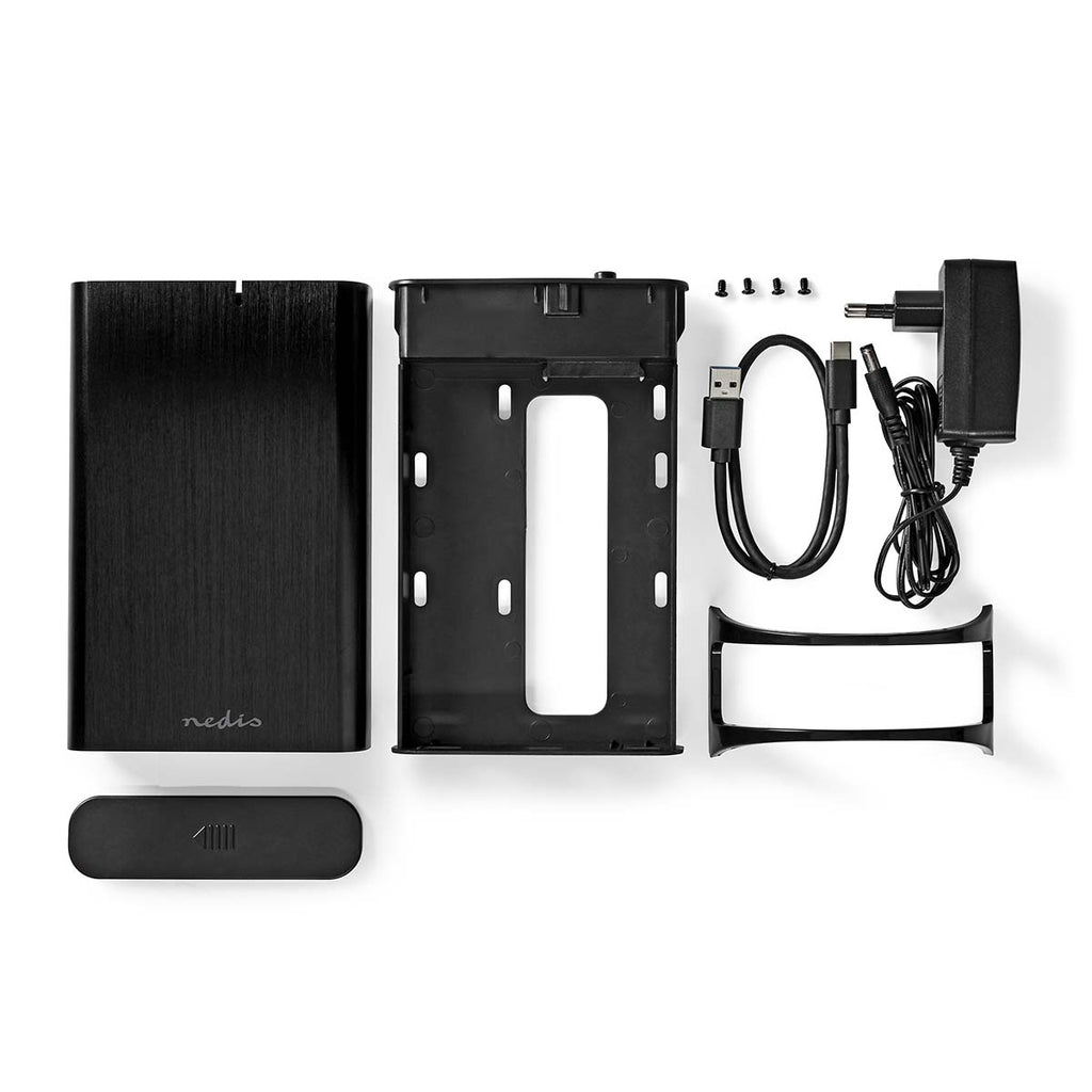Merevlemez Ház | 3.5 " | USB 3.1 Gen1 | USB Type-A / USB Type-C™ | Notebook / PC | Alumínium