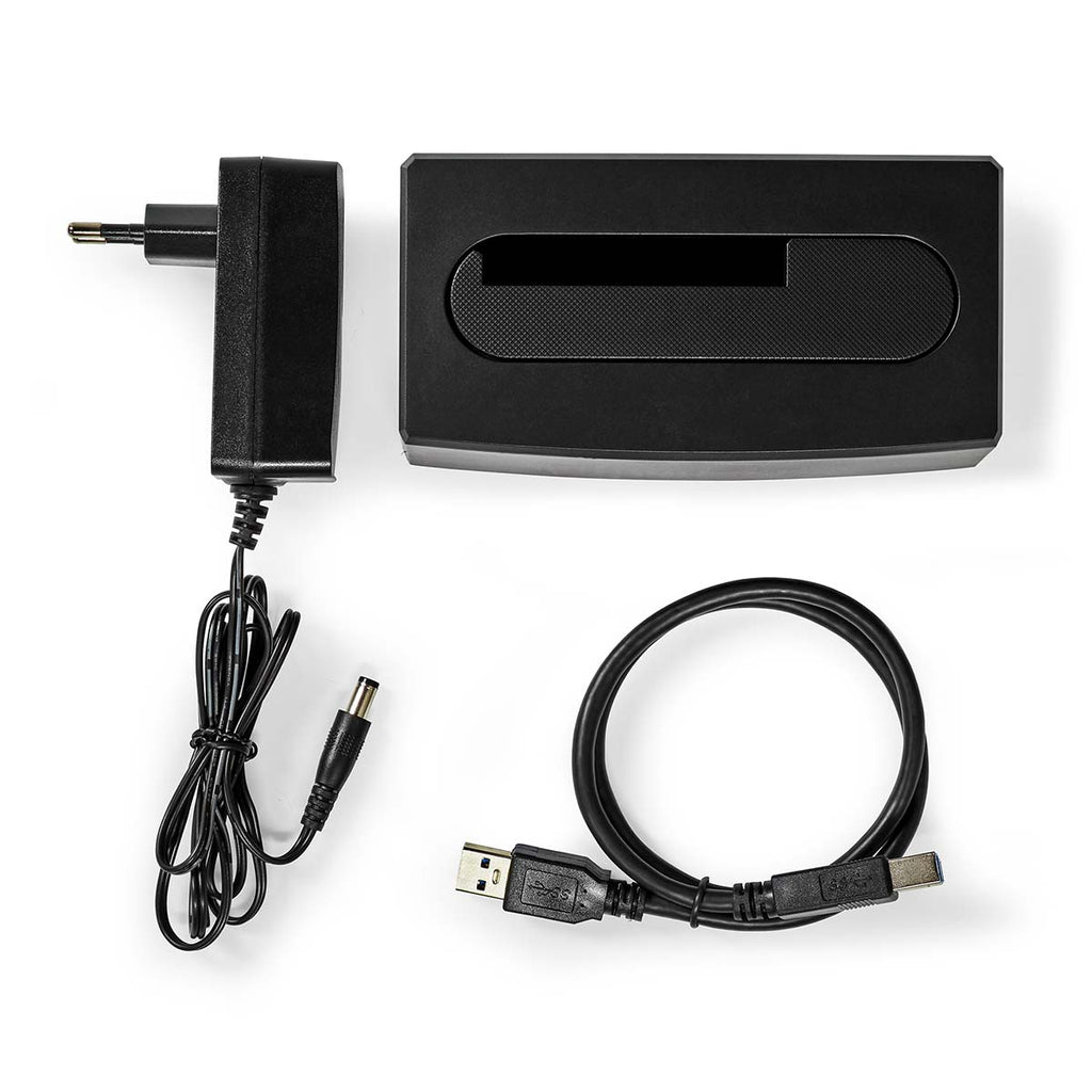 Merevlemez dokkoló állomás | USB 3.2 Gen1 | USB Type-A | 1 Lemez | 2.5 / 3.5 " | USB 3.2 Gen1 | Dokkolás | Asztal