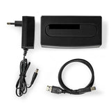 Merevlemez dokkoló állomás | USB 3.2 Gen1 | USB Type-A | 1 Lemez | 2.5 / 3.5 " | USB 3.2 Gen1 | Dokkolás | Asztal