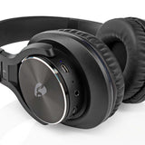 Vezeték nélküli Over-Ear fejhallgató | Maximális akkumulátor lejátszási idő: 7 óra | Beépített mikrofon | Nyomás Vezérlés | Hangvezérlés támogatás | Hangerő szabályozás | Fekete