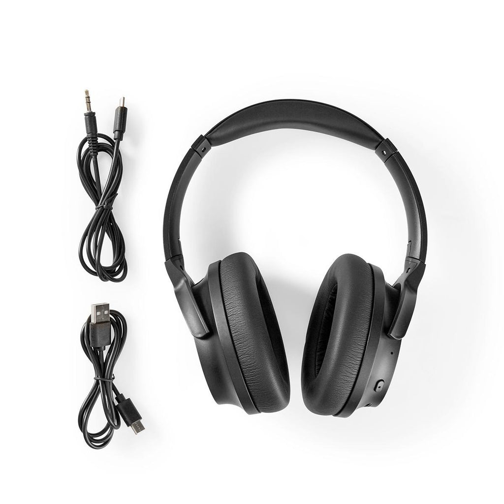 Vezeték nélküli Over-Ear fejhallgató | Maximális akkumulátor lejátszási idő: 24 hrs | Beépített mikrofon | Nyomás Vezérlés | Zaj kioltó | Hangerő szabályozás | Utazó tokot tartalmaz