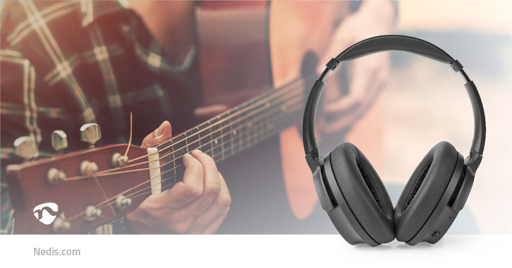 Vezeték nélküli Over-Ear fejhallgató | Maximális akkumulátor lejátszási idő: 24 hrs | Beépített mikrofon | Nyomás Vezérlés | Zaj kioltó | Hangerő szabályozás | Utazó tokot tartalmaz