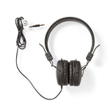 On-Ear vezetékes fejhallgató | 3.5 mm | Kábel hossz_ 1.20 m | Fekete