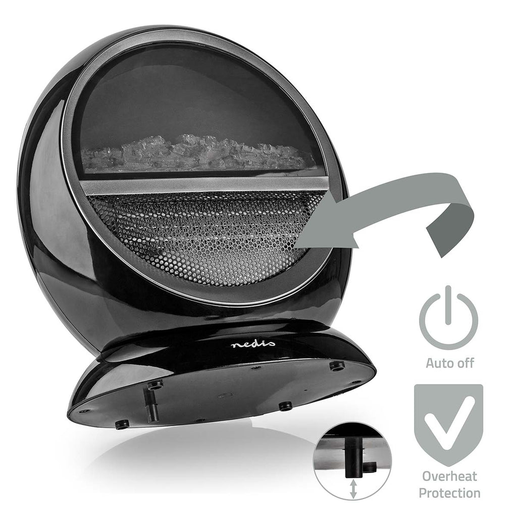 Kerámia PTC ventilátor Fűtés | 1000 / 1500 W | 2 Hőmód | Állítható hőmérséklet | Automatikusan forog | Túlmelegedés elleni védelem | Borulás ellen védett