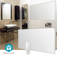 SmartLife Infravörös fűtőpanel | 700 W | 1 Hőbeállítás | Állítható hőmérséklet | Távirányító | IP44 | Fehér-1