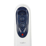 Mobile Olaj hűtő | 1000 / 1500 / 2500 W | 11 Uszony | Állítható hőmérséklet | 3 Hőbeállítások | Borulás ellen védett | Fehér