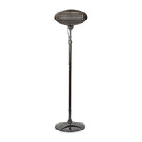 Free Standing Terasz Melegítő | 2000 W | 3 Hőbeállítások | Borulás ellen védett | IP34 | Fekete