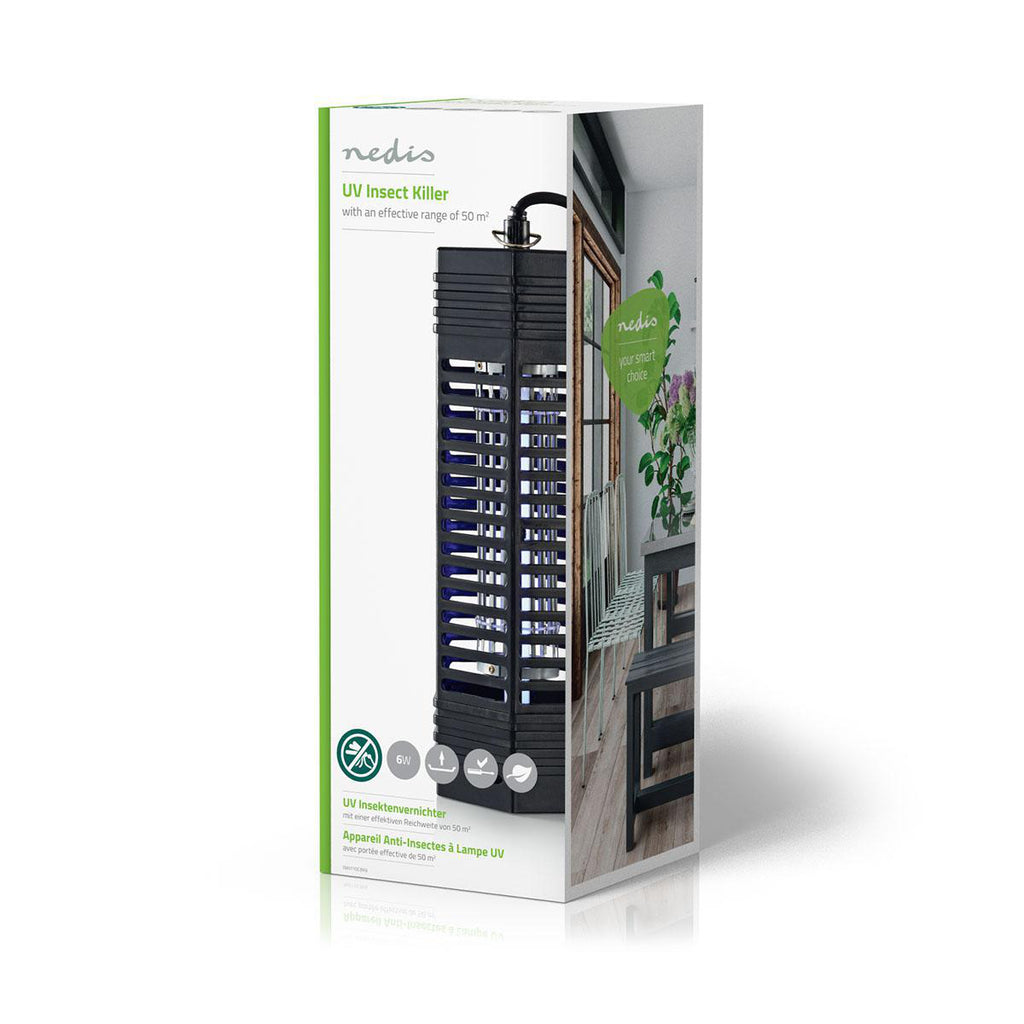 Mosquito leállítása fénycsapda | 6 W | Lámpa típus: F6T5/BL | Hatótávolság: 50 m² | Fekete