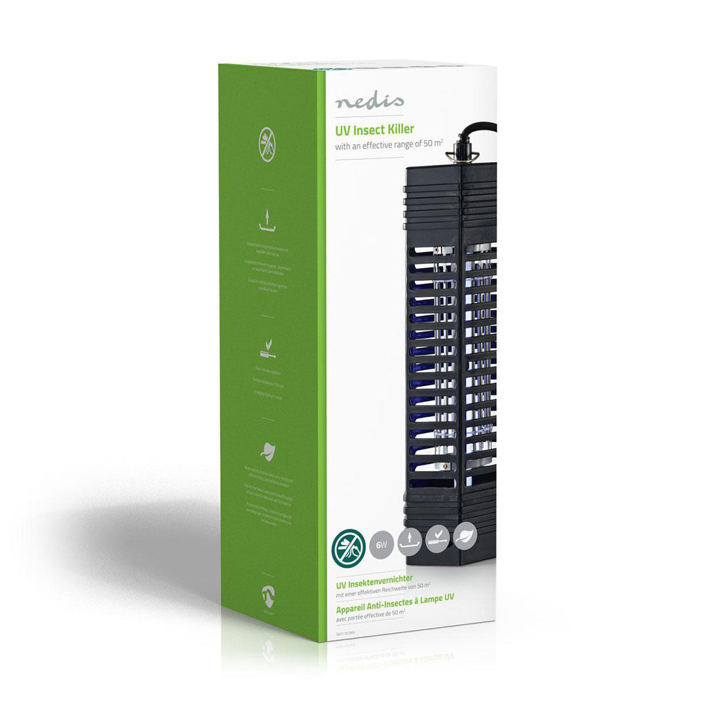 Mosquito leállítása fénycsapda | 6 W | Lámpa típus: F6T5/BL | Hatótávolság: 50 m² | Fekete